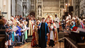Reverend Will Gibbs installed in special Evensong.